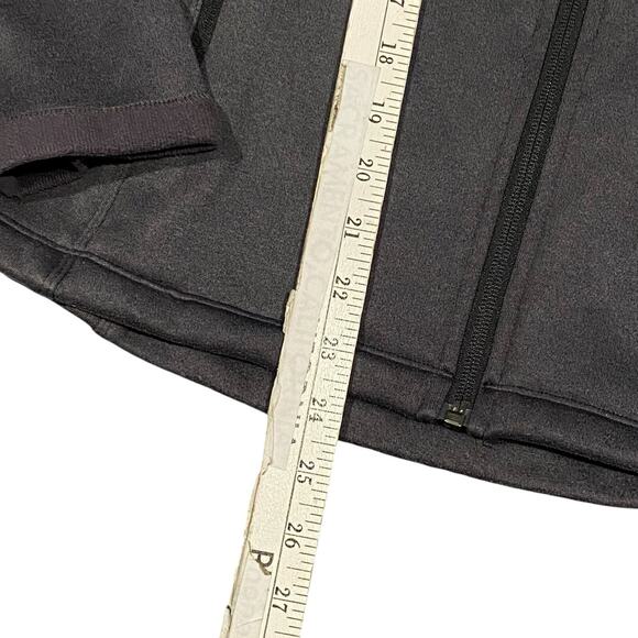 North Face Jacket Womens Medium Grey Full Zip Agave Fleece Hiking Outdoors - Picture 4 of 6